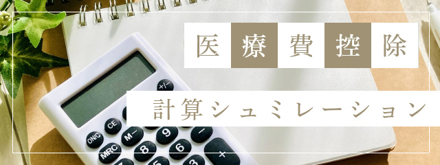 医療費控除計算シュミレーション